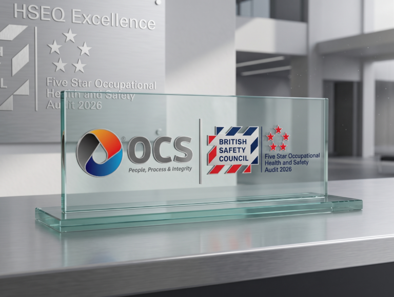 British Safety Council Awards OCS Five-Star Health and Safety Audit Grading